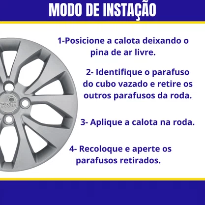 Jogo Calota Aro 14 Chevrolet Onix Prisma 2017 Até 2020 