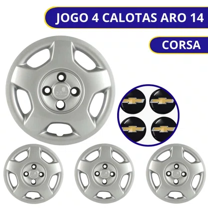 Jogo Calota aro 14 Corsa 2002 Até 2012