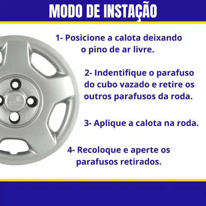 Jogo Calota aro 14 Corsa 2002 Até 2012