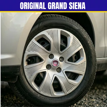 Jogo Calota Aro 14 Fiat Grand Siena 2014 Até 2015
