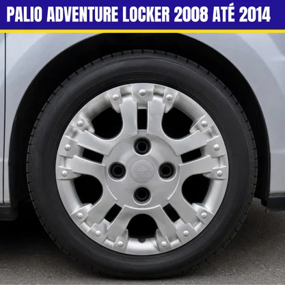 Jogo Calota Aro 14 Fiat Palio Adventure Locker 2008 Até 2014