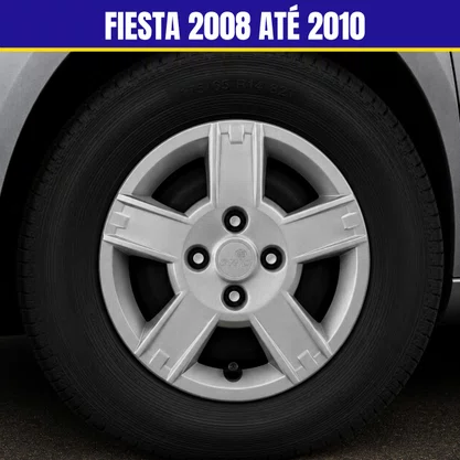 Jogo Calota Aro 14 Ford Fiesta 2008 Até 2010 
