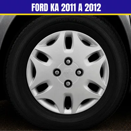 Jogo Calota Aro 14 Ford Ka 2011 a 2012