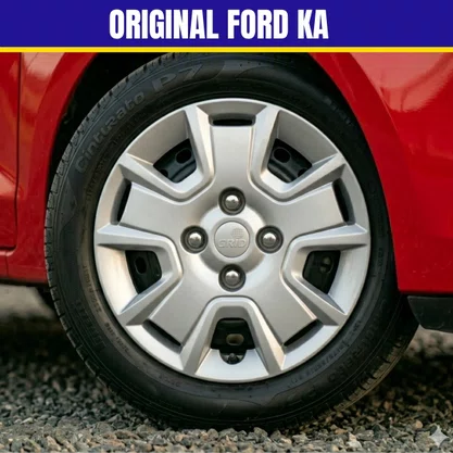 Jogo Calota Aro 14 Ford KA Fiesta 2007 Até 2013 
