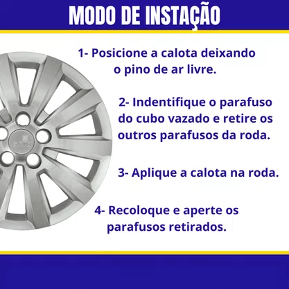 Jogo Calota Aro 14 Fox Polo 2014