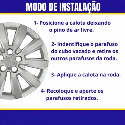 Jogo Calota Aro 14 Fox Polo 2014