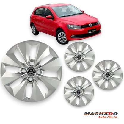 Jogo Calota Aro 14 Gol Saveiro Voyage G5 G6 2013 Até 2016