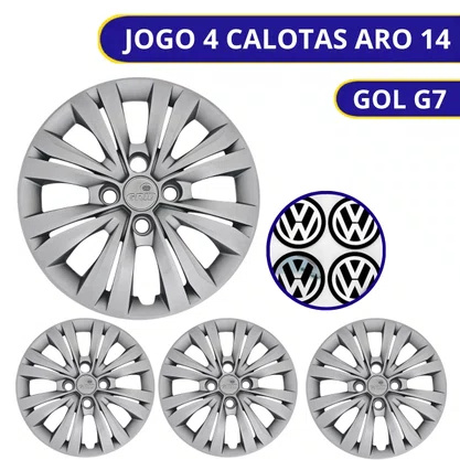 Jogo Calota Aro 14 Gol G7 2017 Até 2018