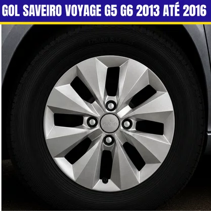 Jogo Calota Aro 14 Gol Saveiro Voyage G5 G6 2013 Até 2016