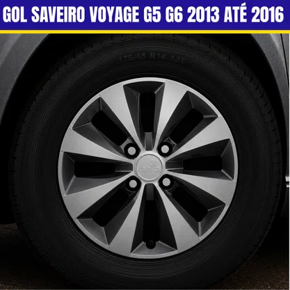 Jogo Calota Aro 14 Gol Saveiro Voyage G6 2013 até 2016