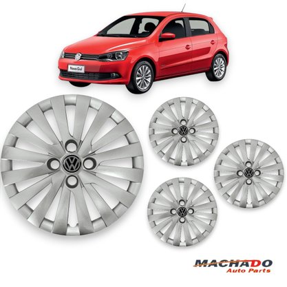 Jogo Calota Aro 14 Gol Voyage Saveiro G5 G6 2014