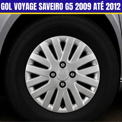 Jogo Calota Aro 14 Gol Voyage Saveiro G5 2009 Até 2012 