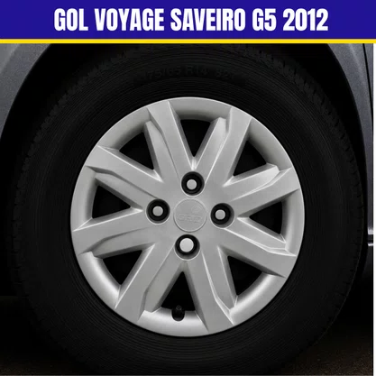 Jogo Calota Aro 14 Gol Voyage Saveiro G5 2012 Cubo Alto