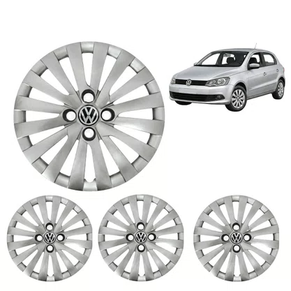 Jogo Calota Aro 14 Gol Voyage Saveiro G5 G6 2014