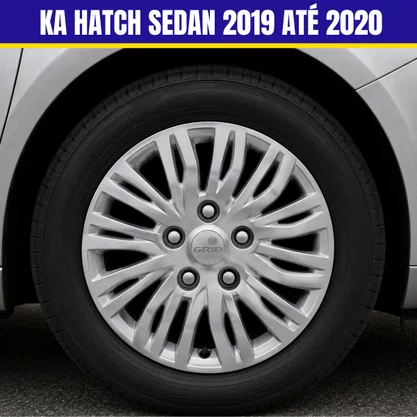 Jogo Calota Aro 14 Ka Hatch Sedan 2019 até 2020