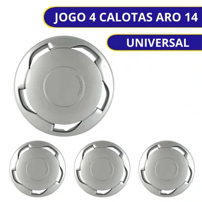 Jogo Calota Aro 14 Modelo Orbital  (Futura) Pressão