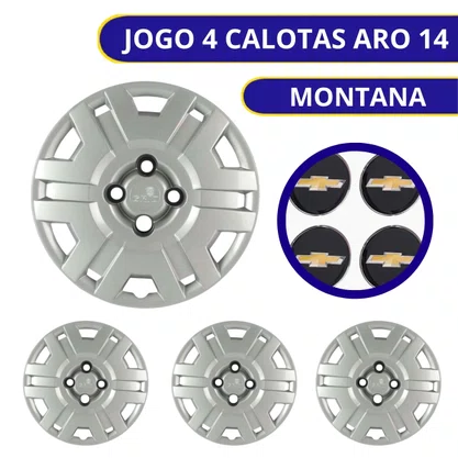 Jogo Calota Aro 14 Montana 2004 Até 2010 