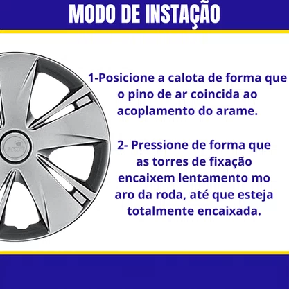 Jogo Calota Aro 14 Nissan New March 2015 Até 2018