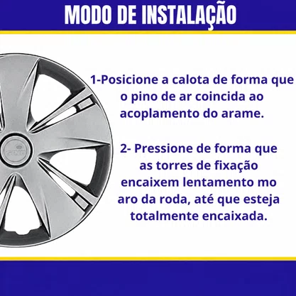 Jogo Calota Aro 14 Nissan New March 2015 Até 2018