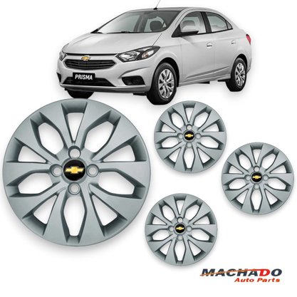 Jogo Calota Aro 14 Chevrolet Onix Prisma 2017 Até 2020 