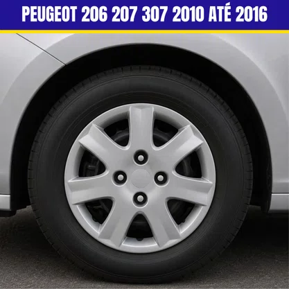 Jogo Calota Aro 14 Peugeot 206 207 307 2010 Até 2016