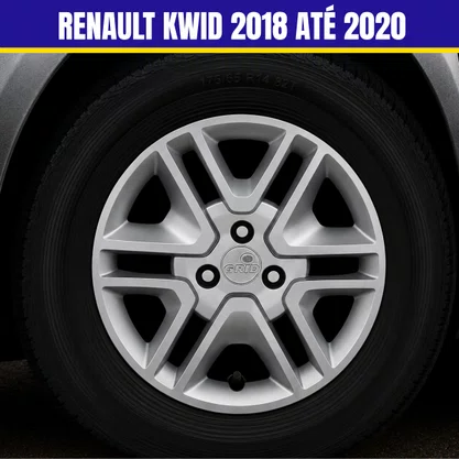 Jogo Calota Aro 14 Renault Kwid 2018 Até 2020