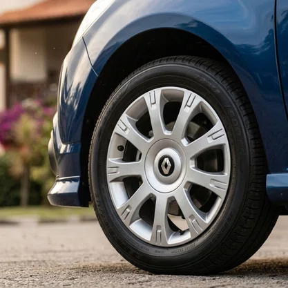 Jogo Calota Aro 14 Renault Sandero Logan Clio 2009 Até 2014