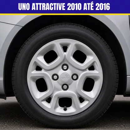 Jogo Calota Aro 14 Uno Attractive 2010 Até 2016 