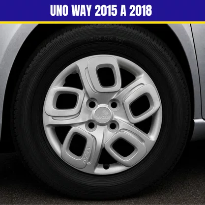 Jogo Calota Aro 14 Uno Way 2015 a 2018 