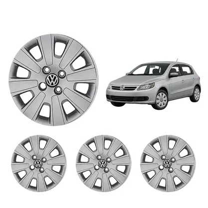 Jogo Calota Aro 14 Volkswagen Gol Voyage 2009 Até 2010