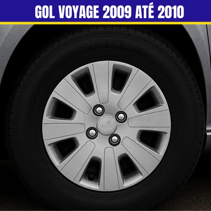 Jogo Calota Aro 14 Volkswagen Gol Voyage 2009 Até 2010