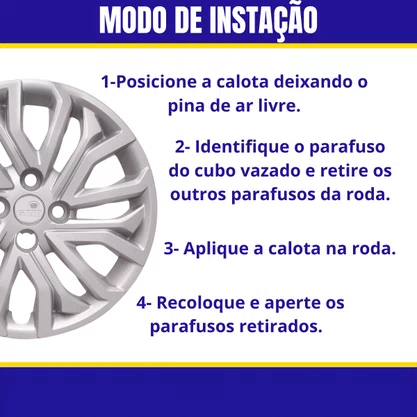 Jogo Calota Aro 15 Argo/Cronos 2022 