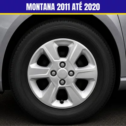Jogo Calota Aro 15 Chevrolet Montana 2011 Até 2020