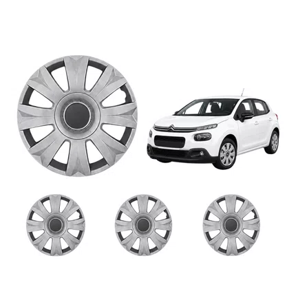 Jogo Calota Aro 15 Citroen C3 2014 Até 2015