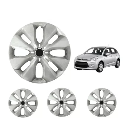 Jogo Calota Aro 15 Citroen C3 2014 Até 2018 