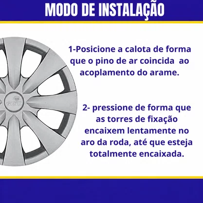 Jogo Calota Aro 15 Corolla Após 2010