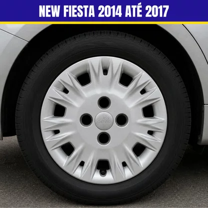Jogo Calota Aro 15 Ford New Fiesta 2014 Até 2017