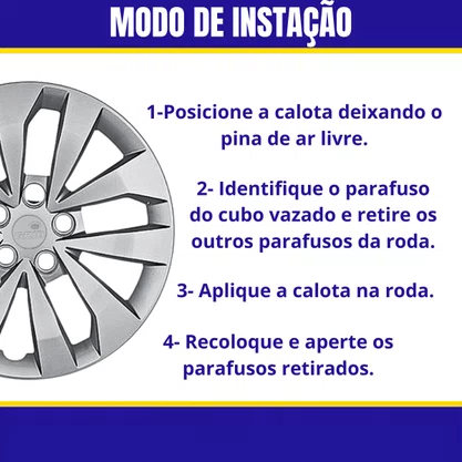Jogo Calota Aro 15 Fox Polo 2015 Até 2020