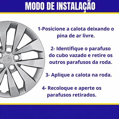 Jogo Calota Aro 15 Fox Polo 2015 Até 2020
