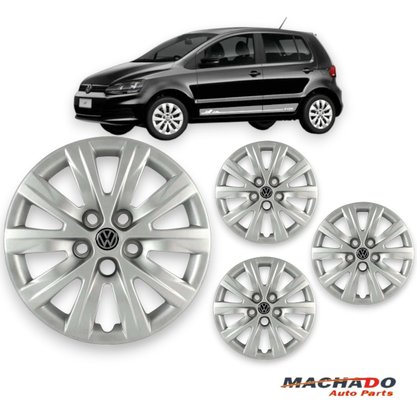 Jogo Calota Aro 15 VW Fox Spacefox Polo 2012 Até 2013