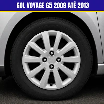 Jogo Calota Aro 15 Gol Voyage G5 2009 Até 2013