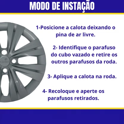 Jogo Calota Aro 15 Gol Voyage Saveiro G7 Após 2017 Grafite