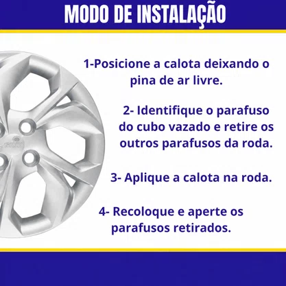 Jogo Calota Aro 15 Hyundai Hatch Sedan HB20 2019 Até 2022 