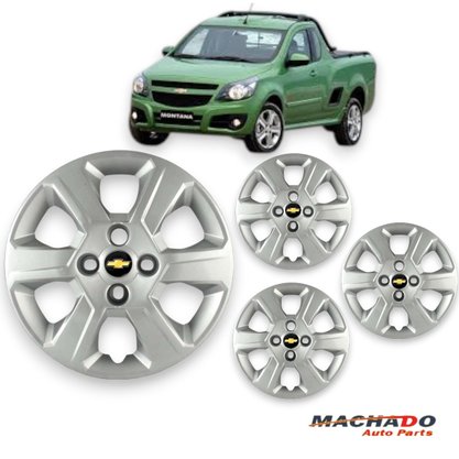 Jogo Calota Aro 15 Chevrolet Montana 2011 Até 2020