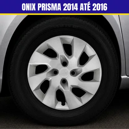 Jogo Calota Aro 15 Onix Prisma 2014 até 2016 
