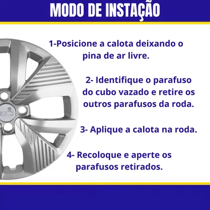 Jogo Calota Aro 15 Polo Track 2021 Até 2024 