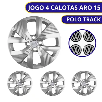 Jogo Calota Aro 15 Polo Track 2021 Até 2024 