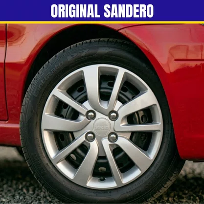 Jogo Calota Aro 15 Renault Sandero Logan 2014 Até 2020