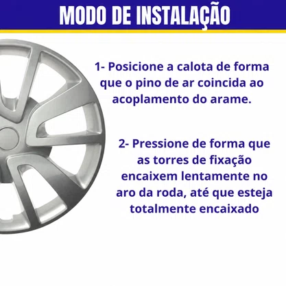 Jogo Calota Aro 15 Renault Sandero Logan 2014 Até 2020