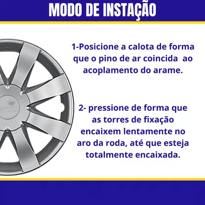 Jogo Calota Aro 15 Renault Sandero Logan 2015 Até 2019